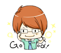 Pig-Couple With Happines sticker #2552814