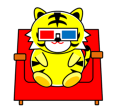 Tiger in Kansai region of Japan Vol.1 sticker #2552884