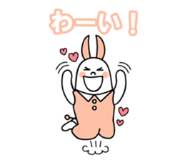 Simple talk Rabbit  type Robot sticker #2553234