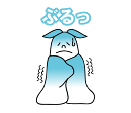 Simple talk Rabbit  type Robot sticker #2553235