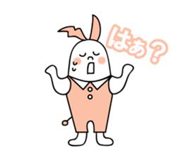 Simple talk Rabbit  type Robot sticker #2553236