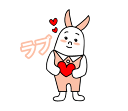 Simple talk Rabbit  type Robot sticker #2553238