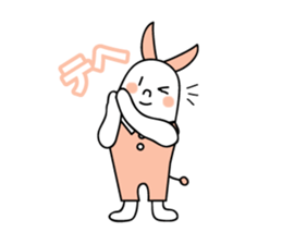 Simple talk Rabbit  type Robot sticker #2553240