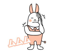 Simple talk Rabbit  type Robot sticker #2553248