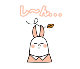 Simple talk Rabbit  type Robot sticker #2553254