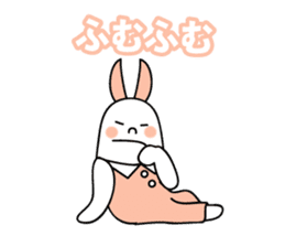 Simple talk Rabbit  type Robot sticker #2553258