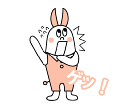 Simple talk Rabbit  type Robot sticker #2553262