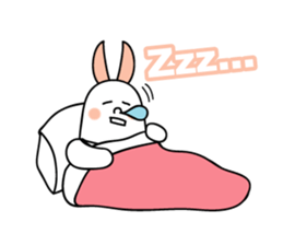 Simple talk Rabbit  type Robot sticker #2553265