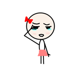 Lines of people sticker #2553598