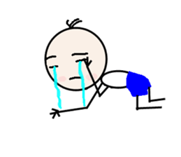 Lines of people sticker #2553599