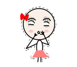 Lines of people sticker #2553606