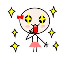 Lines of people sticker #2553610