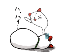 Cat Daifuku sticker #2553821