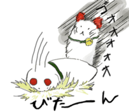 Cat Daifuku sticker #2553825