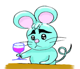 "Lucky" the mouse second edition sticker #2553954