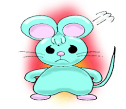 "Lucky" the mouse second edition sticker #2553956