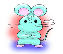"Lucky" the mouse second edition sticker #2553957
