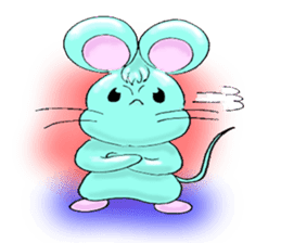 "Lucky" the mouse second edition sticker #2553957