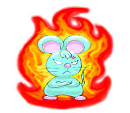 "Lucky" the mouse second edition sticker #2553959