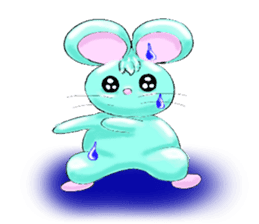 "Lucky" the mouse second edition sticker #2553966