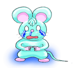 "Lucky" the mouse second edition sticker #2553968