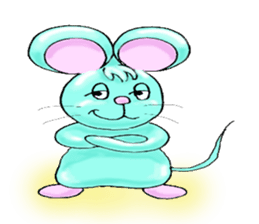 "Lucky" the mouse second edition sticker #2553972