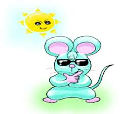 "Lucky" the mouse second edition sticker #2553976