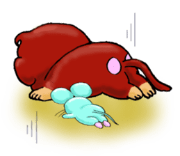 "Lucky" the mouse second edition sticker #2553984