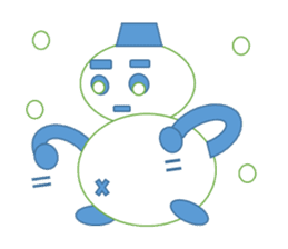 Snowman and together sticker #2554589