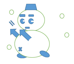 Snowman and together sticker #2554591