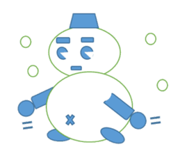 Snowman and together sticker #2554592