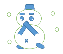 Snowman and together sticker #2554595