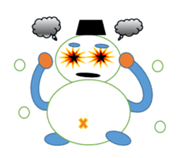 Snowman and together sticker #2554606