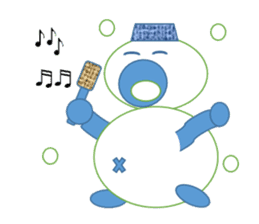Snowman and together sticker #2554612