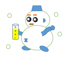 Snowman and together sticker #2554615