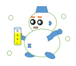 Snowman and together sticker #2554615