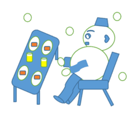 Snowman and together sticker #2554619
