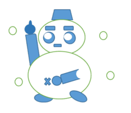 Snowman and together sticker #2554622