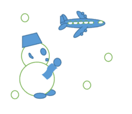 Snowman and together sticker #2554623