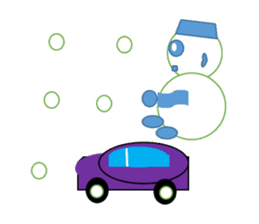 Snowman and together sticker #2554624