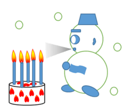 Snowman and together sticker #2554625