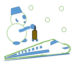 Snowman and together sticker #2554626