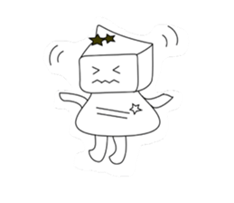 Big head girl sticker #2554909