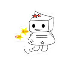 Big head girl sticker #2554914