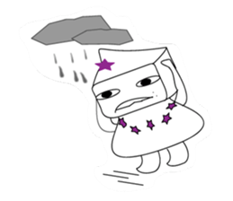 Big head girl sticker #2554917