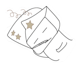 Big head girl sticker #2554923