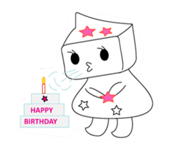 Big head girl sticker #2554925