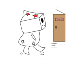 Big head girl sticker #2554927