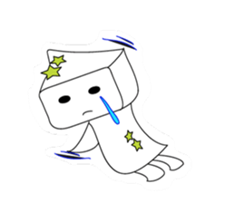 Big head girl sticker #2554929