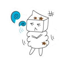 Big head girl sticker #2554937